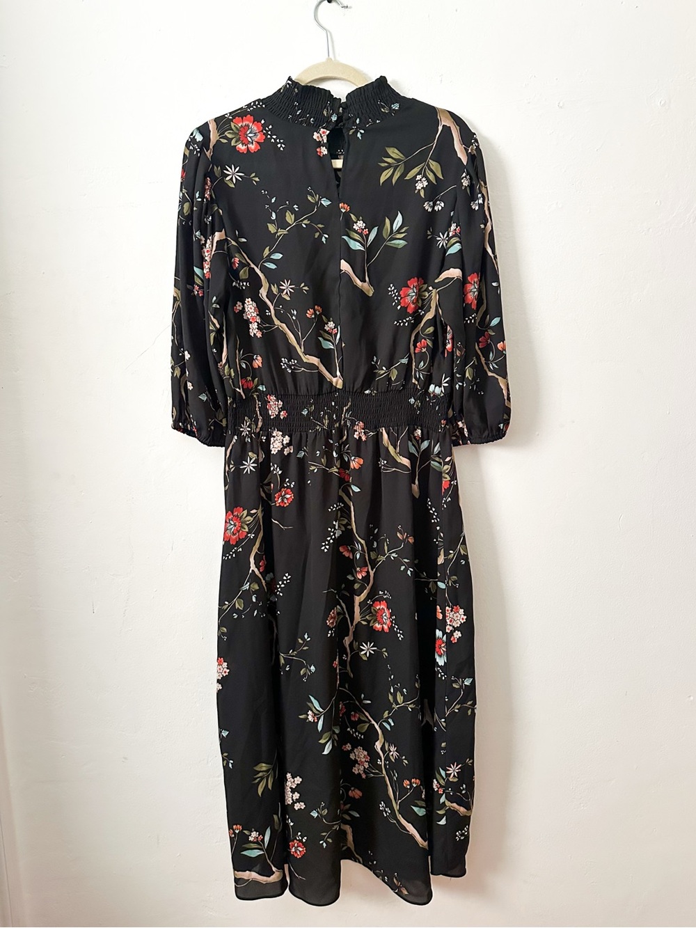 Nanette Lepore Black Floral Dress - Picture 2 of 6